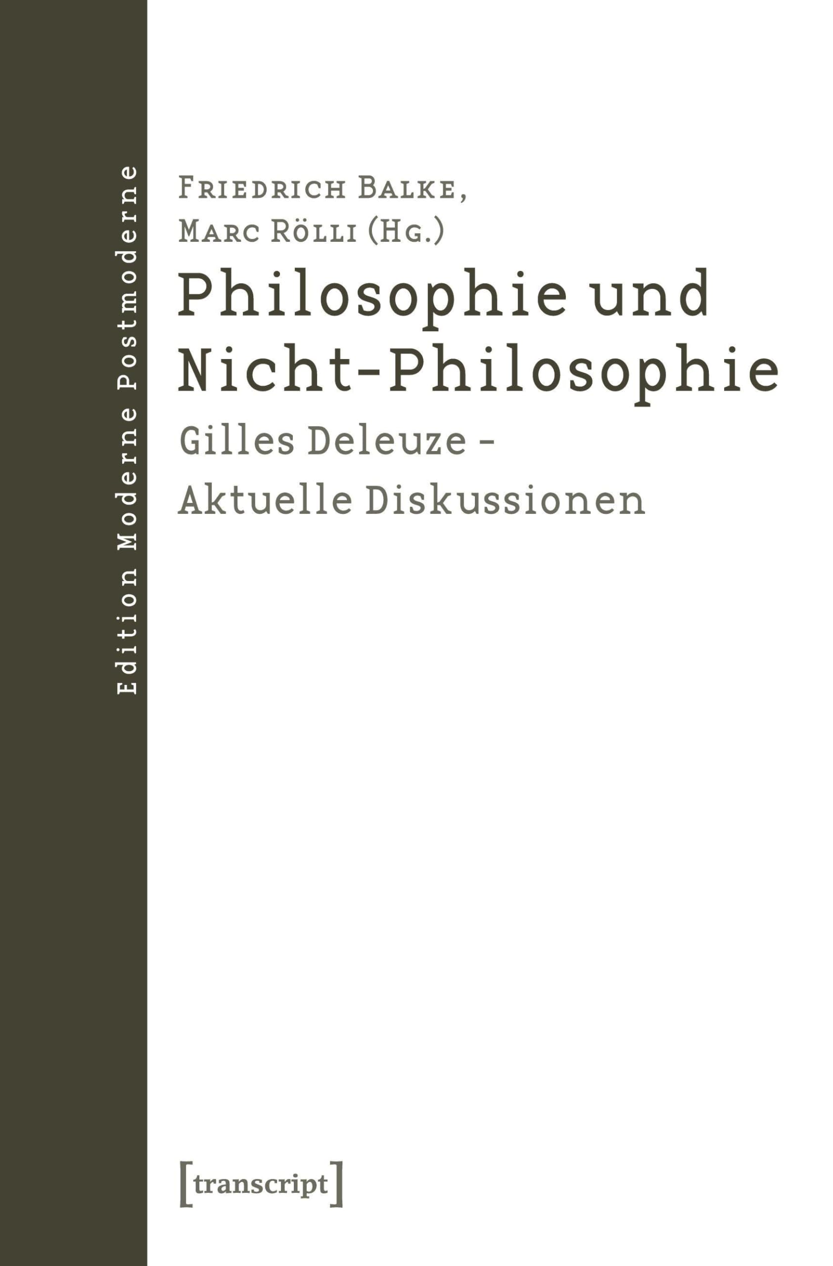 Philosophie und Nicht-Philosophie Media & Communication