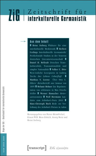 Zeitschrift für interkulturelle Germanistik: 2. Jahrgang, 2011, Heft 1 Philosophy