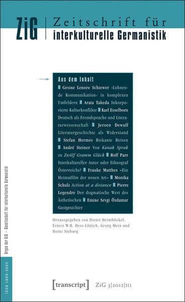 Zeitschrift für interkulturelle Germanistik book