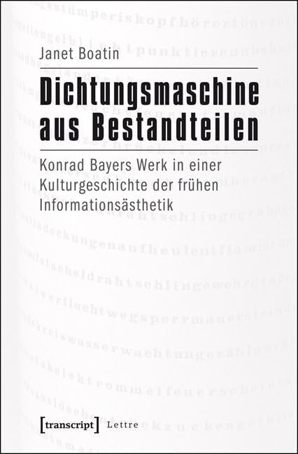 Dichtungsmaschine aus Bestandteilen book