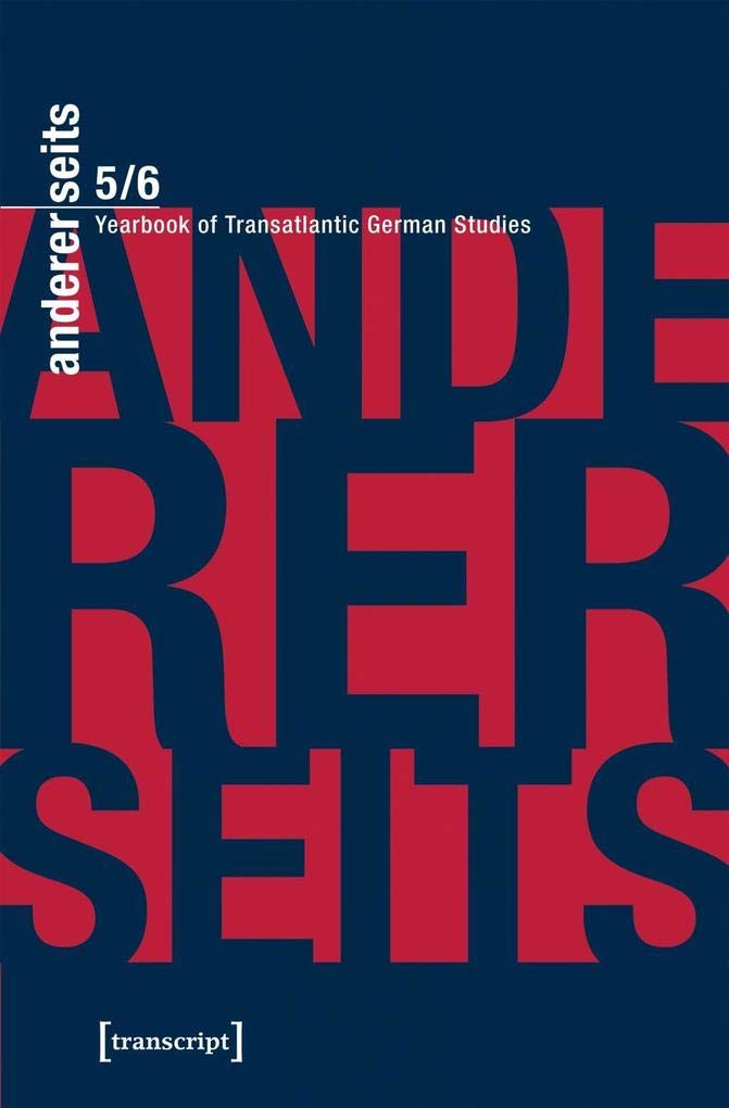 andererseits - Yearbook of Transatlantic German Studies Media & Communication