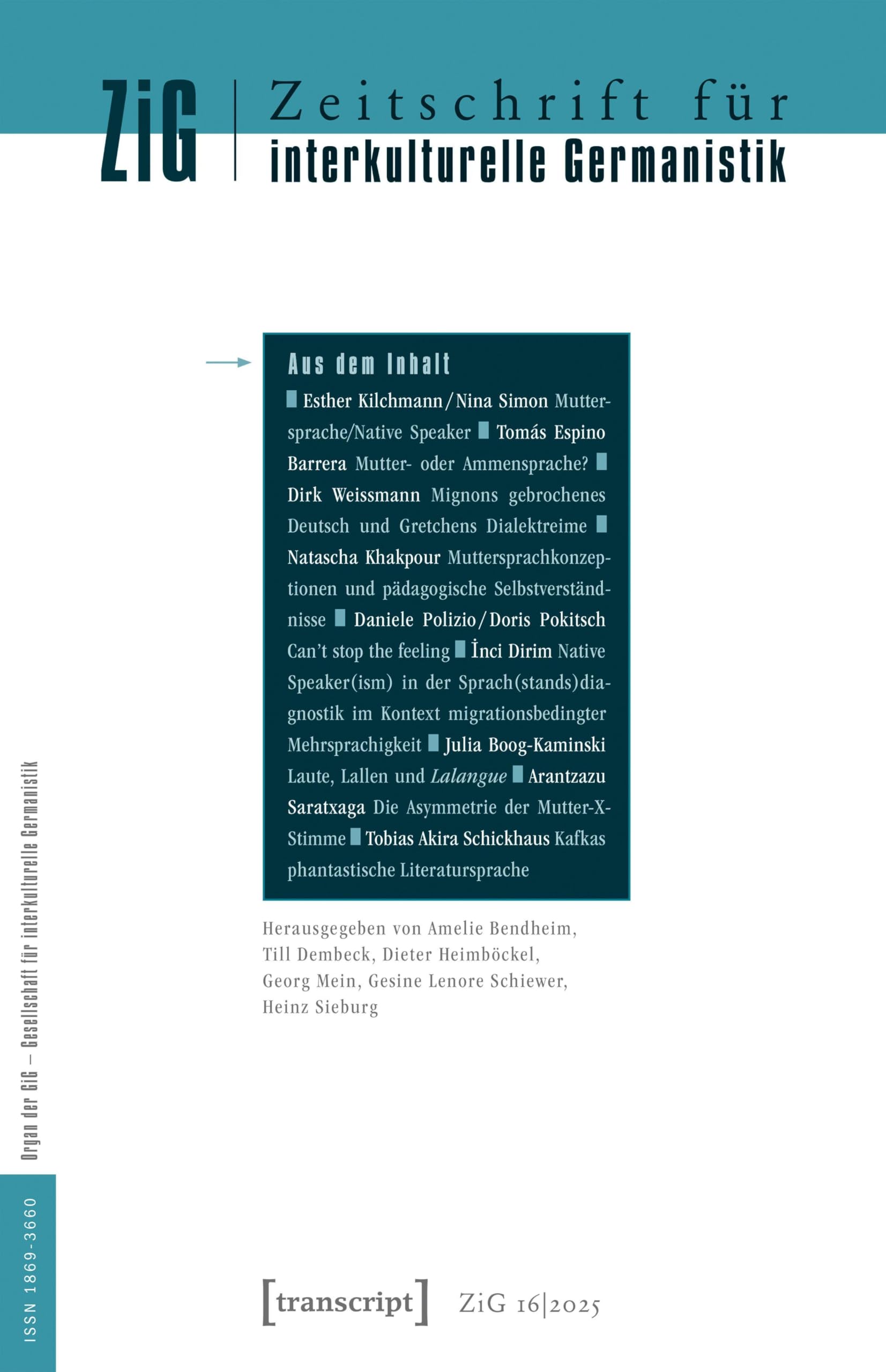 Zeitschrift für interkulturelle Germanistik 16. Jahrgang, 2025 Philosophy