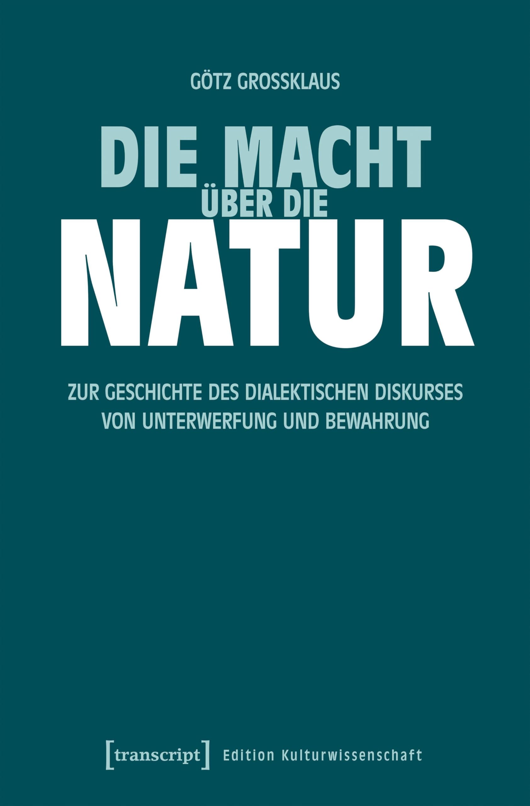 Die Macht über die Natur Social Sciences