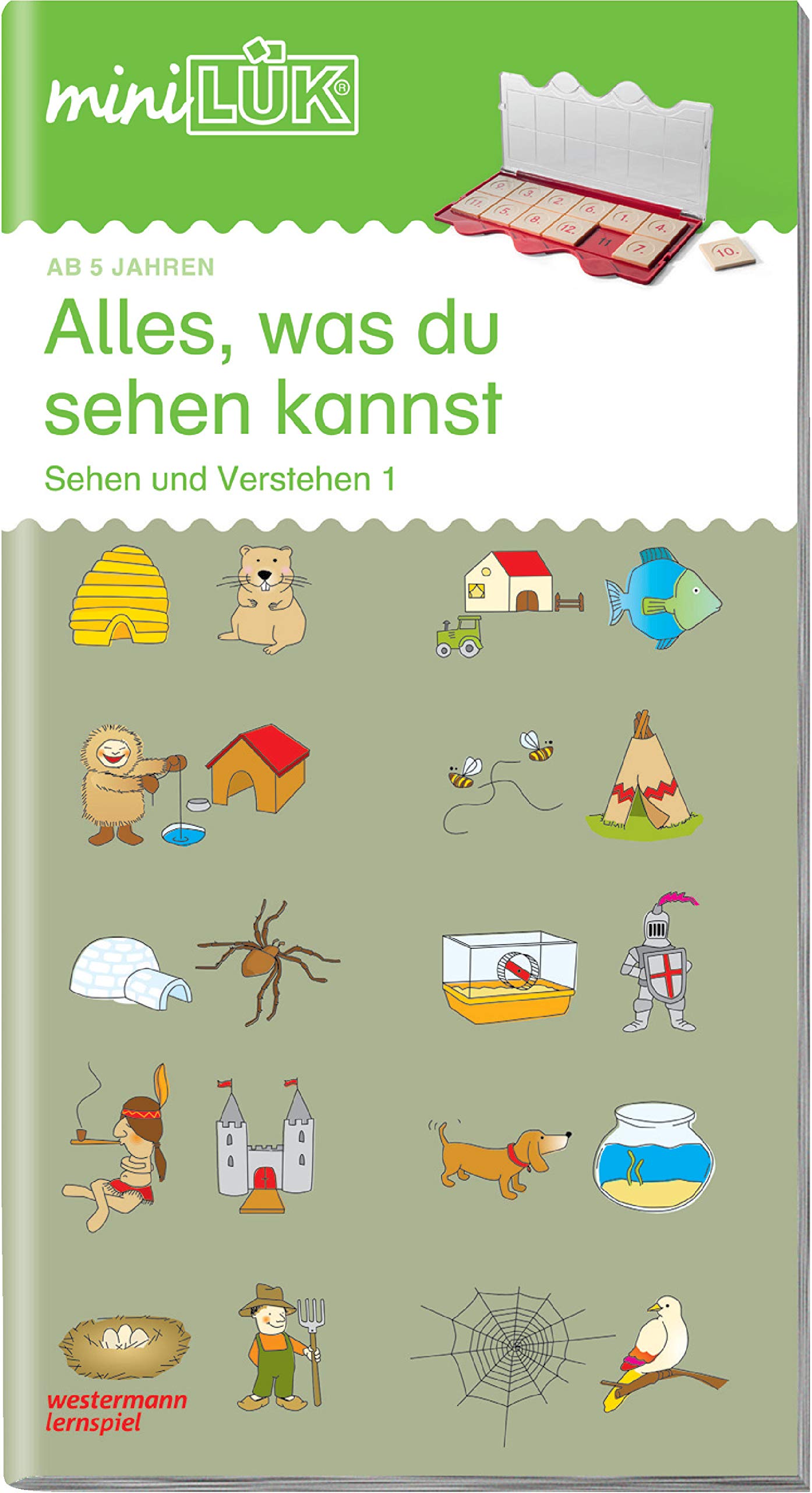 miniLÜK-Übungshefte / miniLÜK: Vorschule / Vorschule/ 1. Klasse - Fördern & Fordern: Alles, was du sehen kannst (miniLÜK-Übungshefte: Vorschule) Study Guides