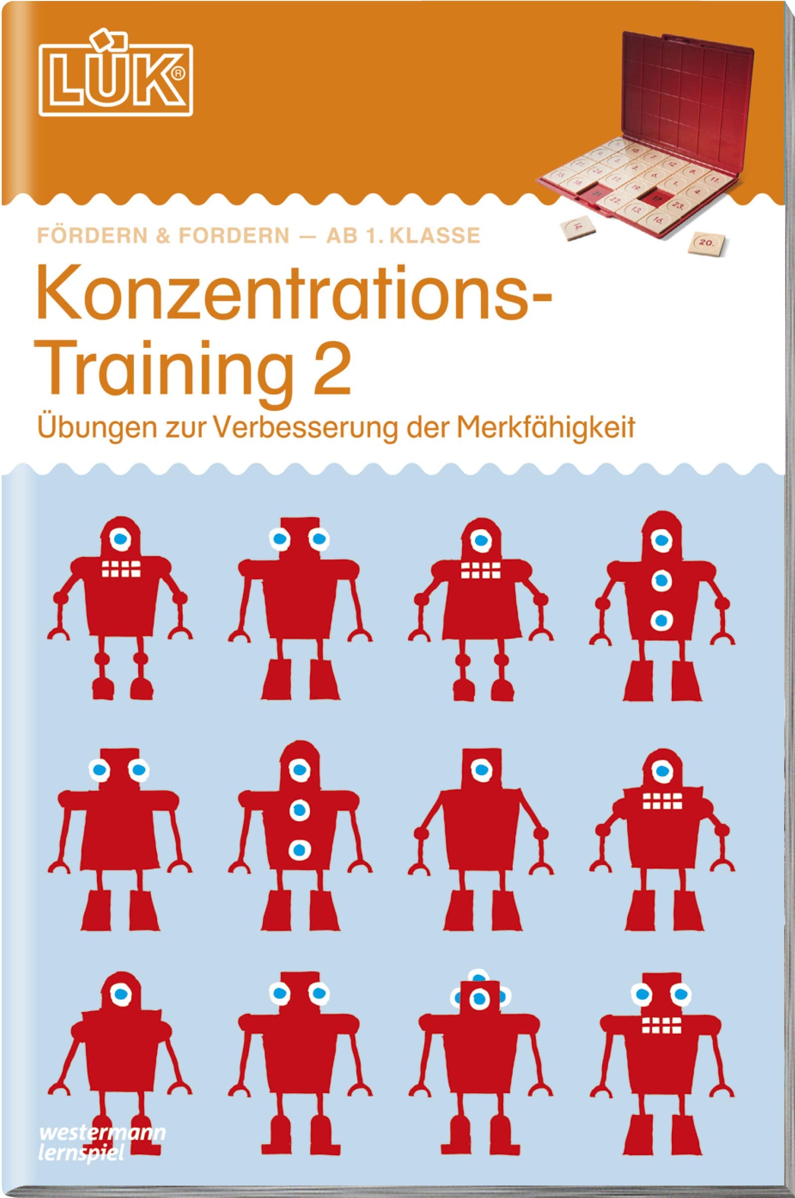 LÜK. Konzentrationstraining 2: Übungen zur Verbesserung der Merkfähigkeit Study Guides