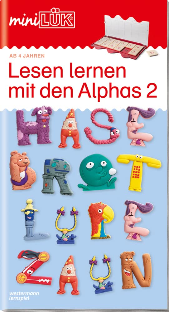 miniLÜK-Übungshefte / miniLÜK: Vorschule / Vorschule - Deutsch: Lesen lernen mit den Alphas 2 (miniLÜK-Übungshefte: Vorschule) book