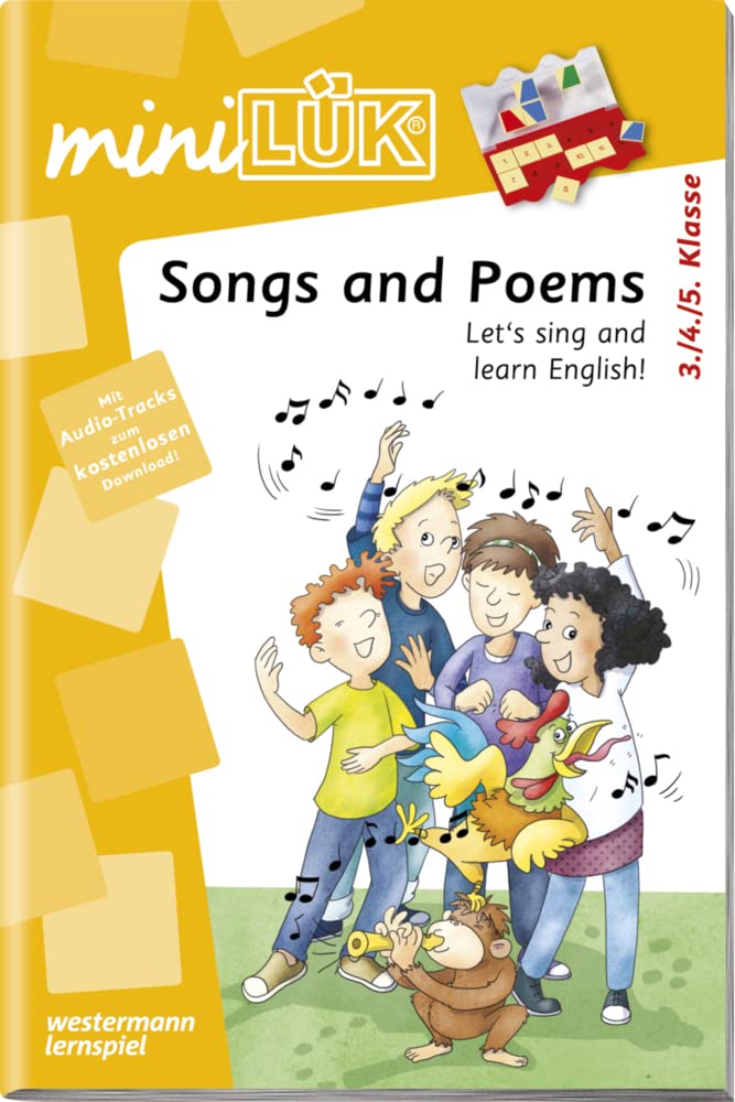 miniLÜK: 3./4. Klasse - Englisch Songs and Poems (miniLÜK-Übungshefte: Englisch) Foreign Languages ​​& Dictionaries