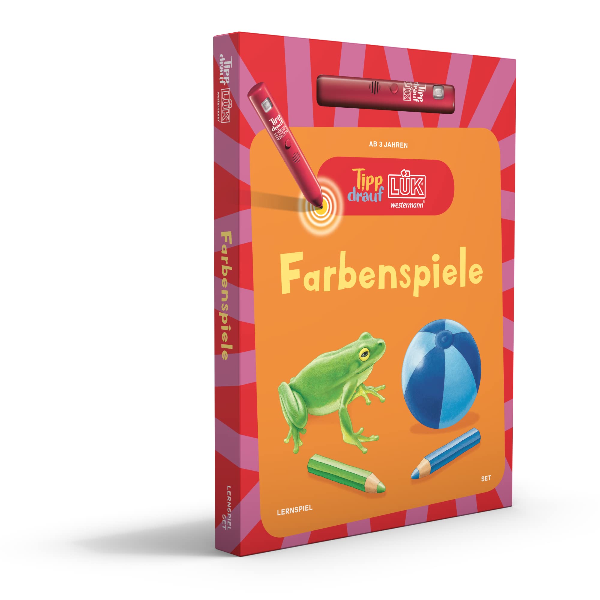 Product Image: Tipp-drauf-LÜK. Bilderbuch Farbenspiele + Stift