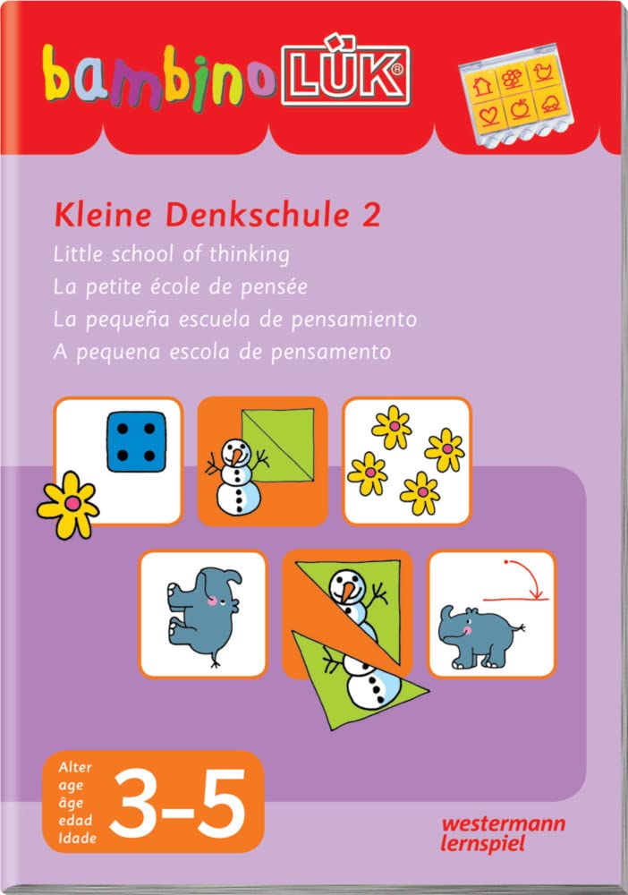 bambinoLÜK: 3/4/5 Jahre Kleine Denkschule 2 (bambinoLÜK-Übungshefte: Kindergarten) Study Guides