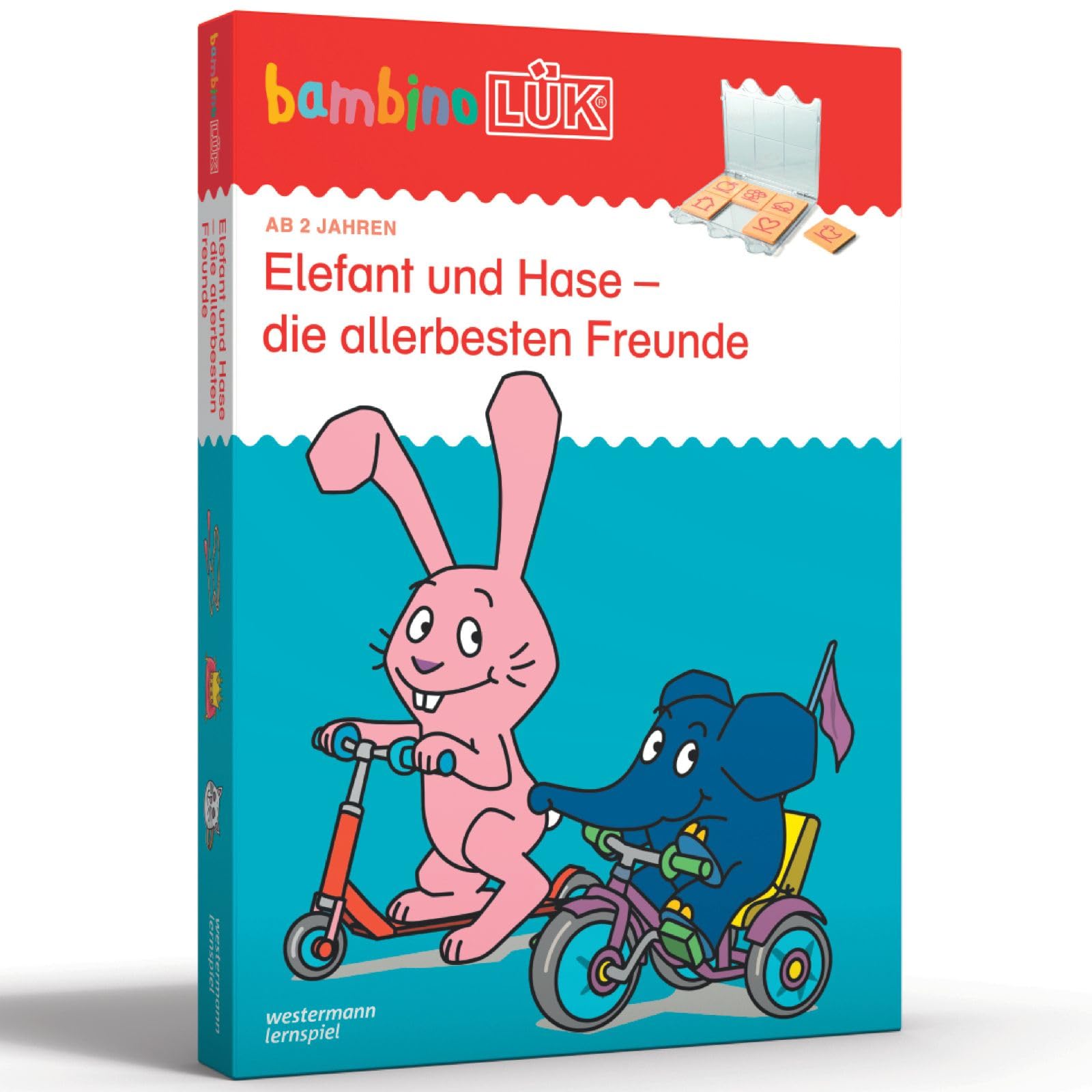 bambinoLÜK-Set. Elefant und Hase - die allerbesten Freunde book