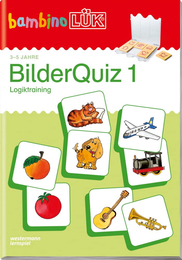 bambinoLÜK: 3/4/5 Jahre Bilder Quiz 1 (bambinoLÜK-Übungshefte: Kindergarten) Philosophy
