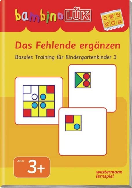LÜK Bambino Fehlende ergänzen Basales Training 3 Study Guides