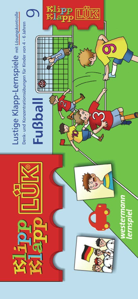 KlippKlappLÜK: Fußball: Denk- und Konzentrationsübungen Non-fiction