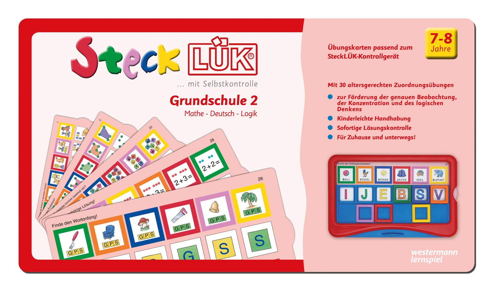 SteckLÜK. Grundschule mix 2 Mathe - Deutsch - Logik: Alter 7 - 8 (rot) Philosophy