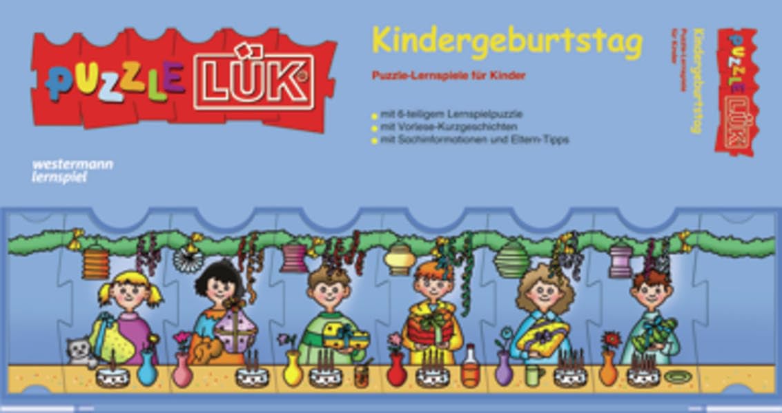 Product Image: PuzzleLÜK Kindergeburtstag: Puzzle-Lernspiele