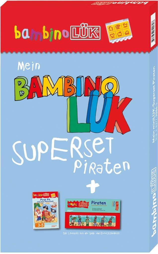 bambinoLÜK-Set. SuperSet Piraten (Kontrollgerät + Übungsheft + PuzzleLÜK) Non-fiction