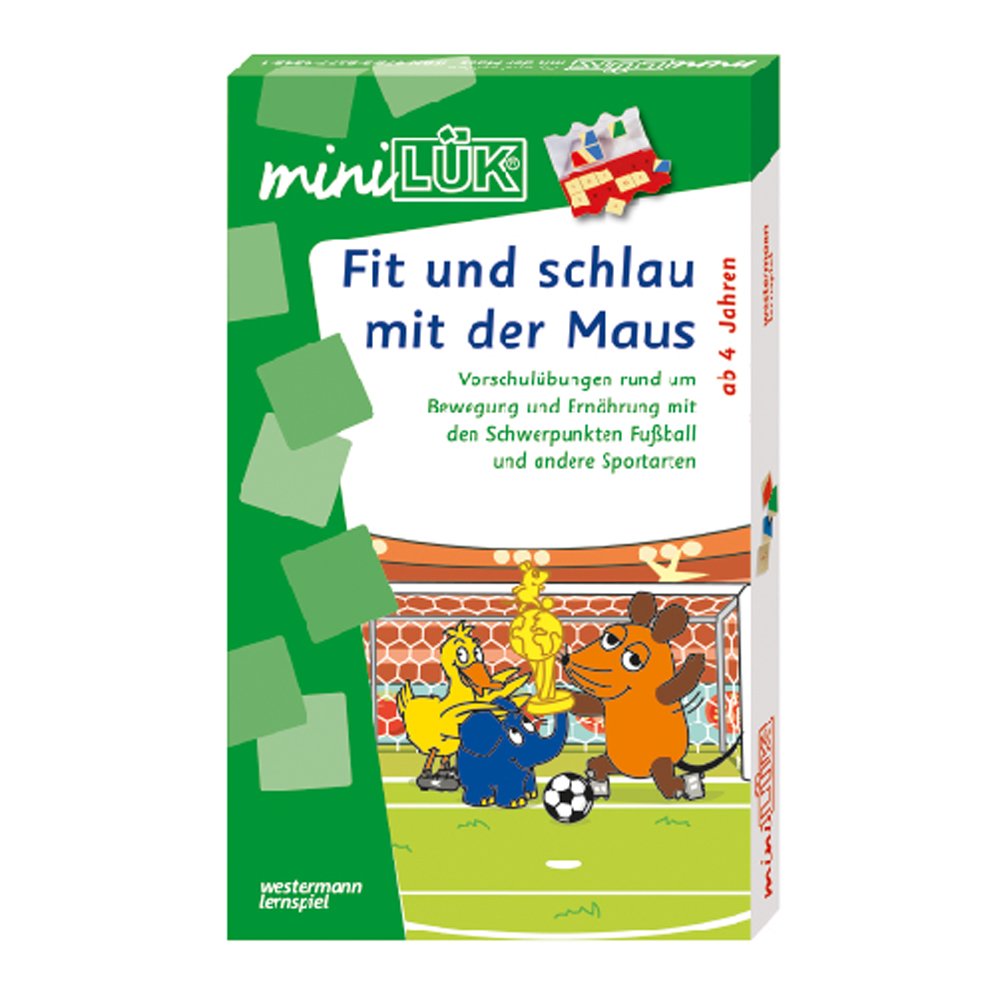 miniLÜK-Sets: miniLÜK-Set: Fit und schlau mit der Maus: Vorschulübungen rund um Bewegung und Ernährung Non-fiction