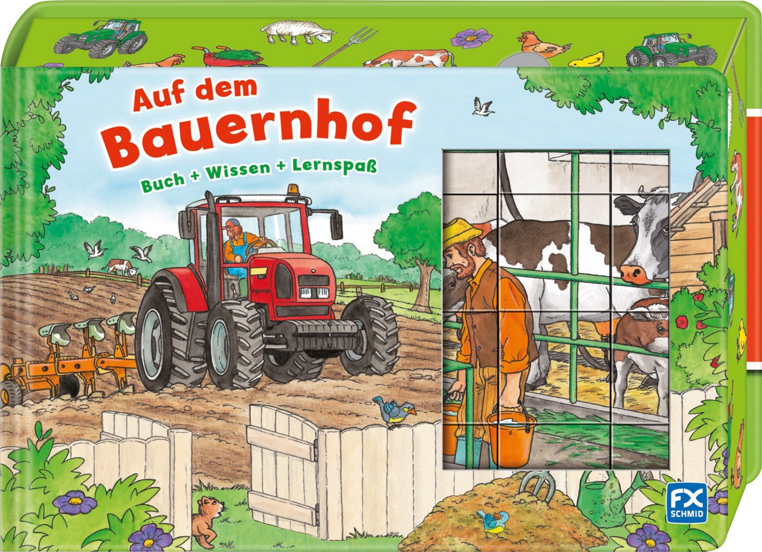 Auf dem Bauernhof: Buch + Wissen + Lernspaß Children's books