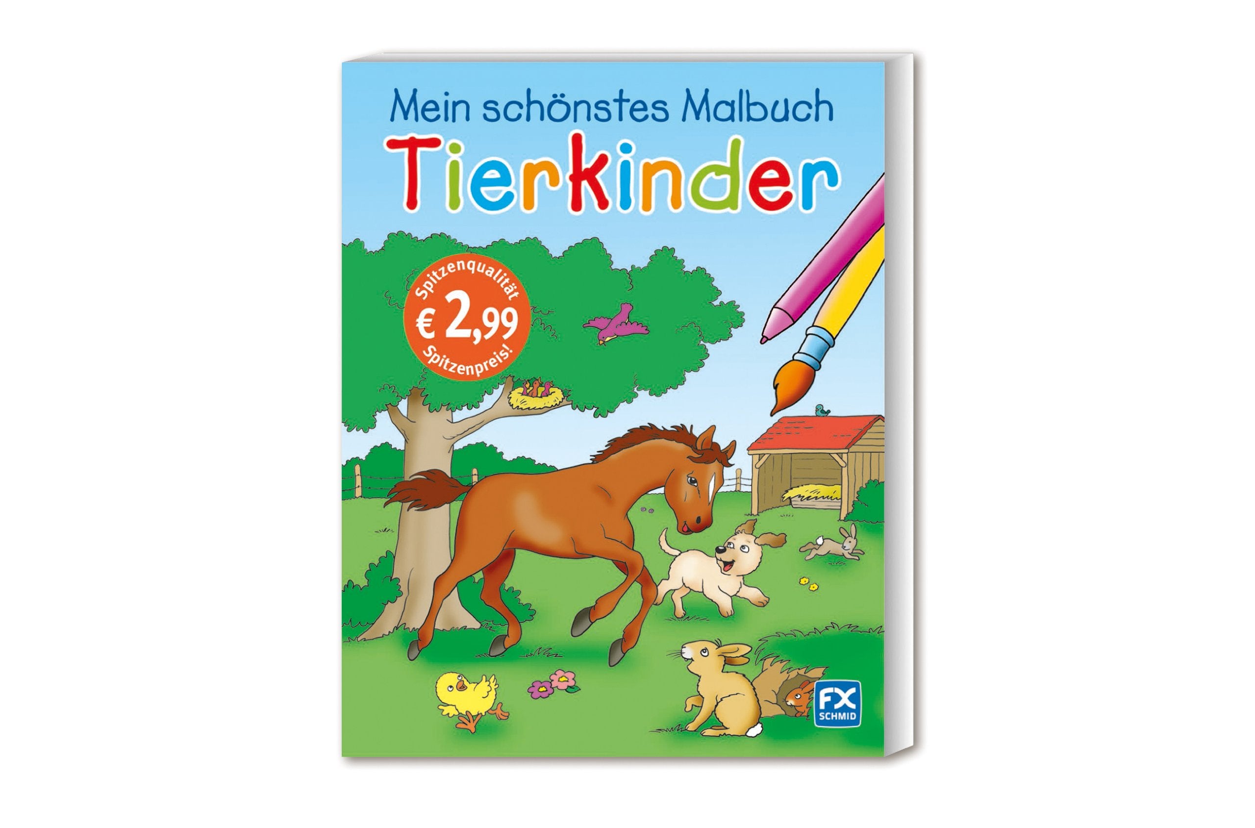 Mein schönstes Malbuch Tierkinder Tiptoi & Games