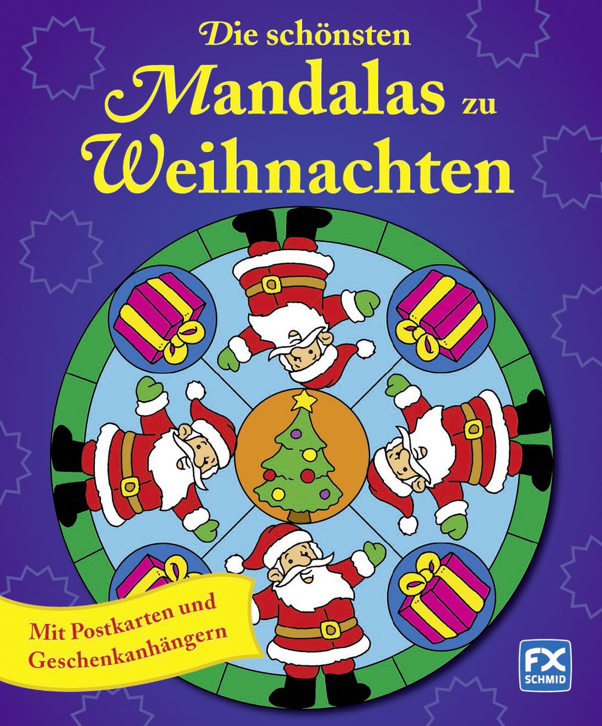 Die schönsten Mandalas zu Weihnachten: Mit Postkarten und Geschenkanhängern Non-fiction