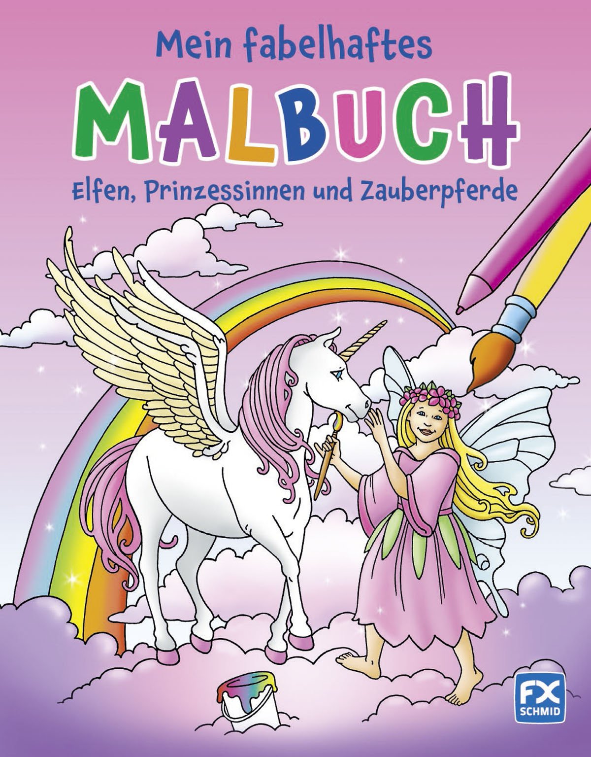 Mein fabelhaftes Malbuch Elfen, Prinzessinnen und Zauberpferde Tiptoi & Games