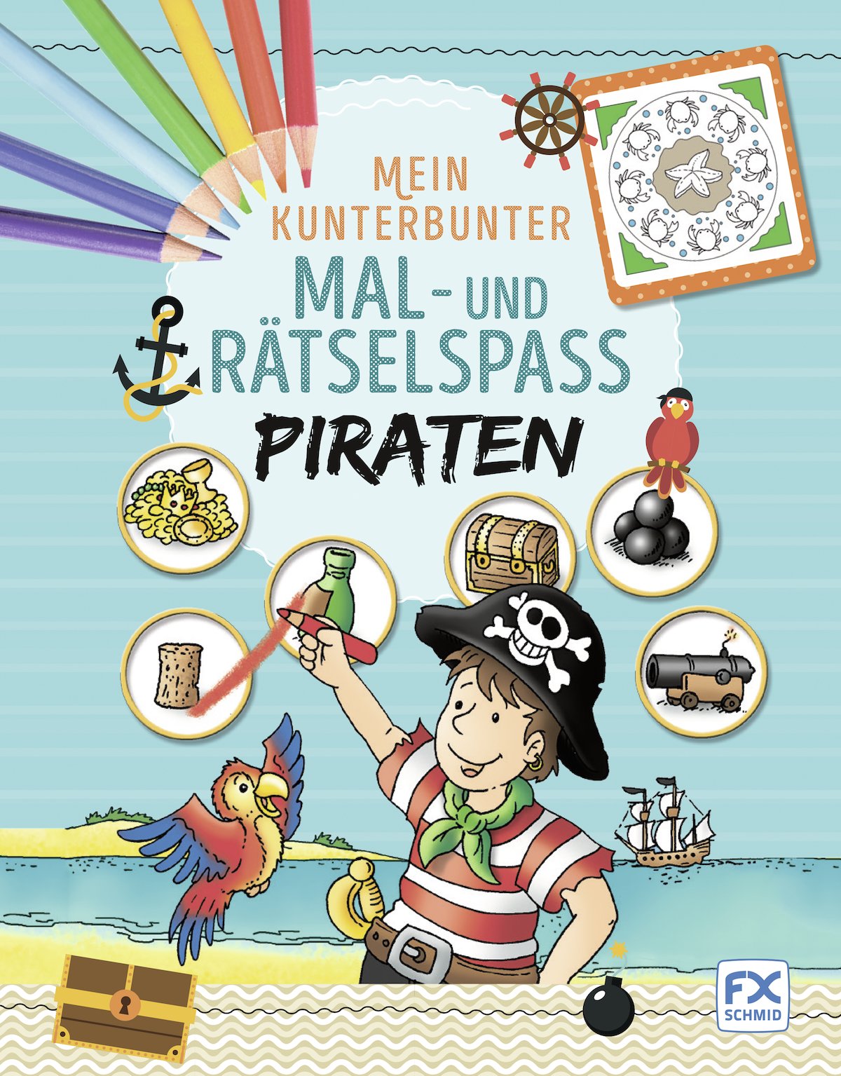 Mein kunterbunter Mal- und Rätselspaß Piraten Non-fiction