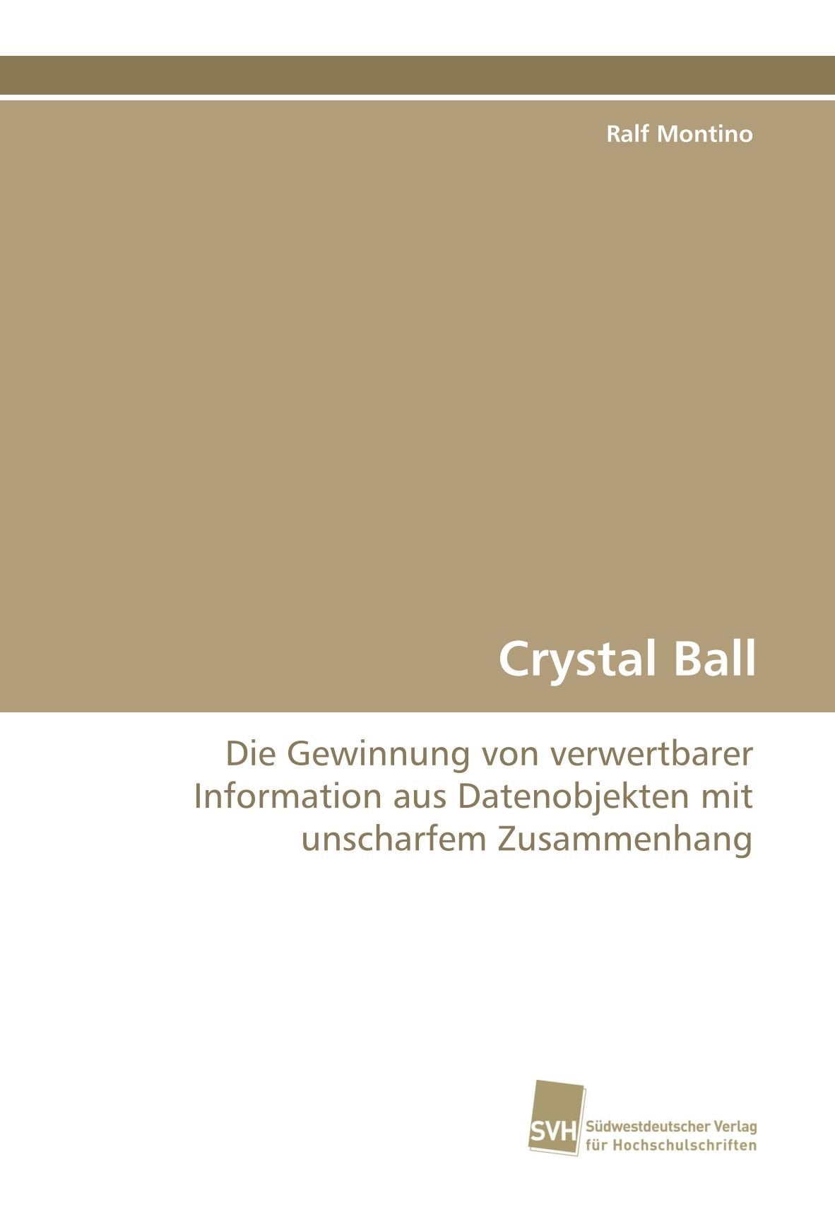 Crystal Ball: Die Gewinnung von verwertbarer Information aus Datenobjekten mit unscharfem Zusammenhang Mathematics