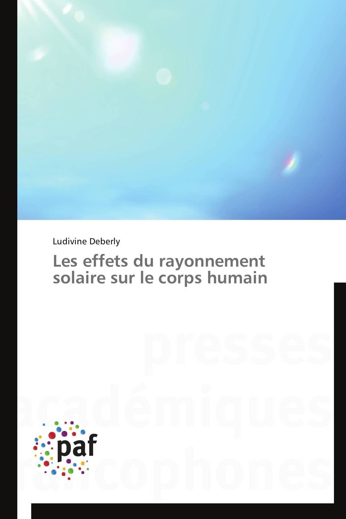 Les effets du rayonnement solaire sur le corps humain book