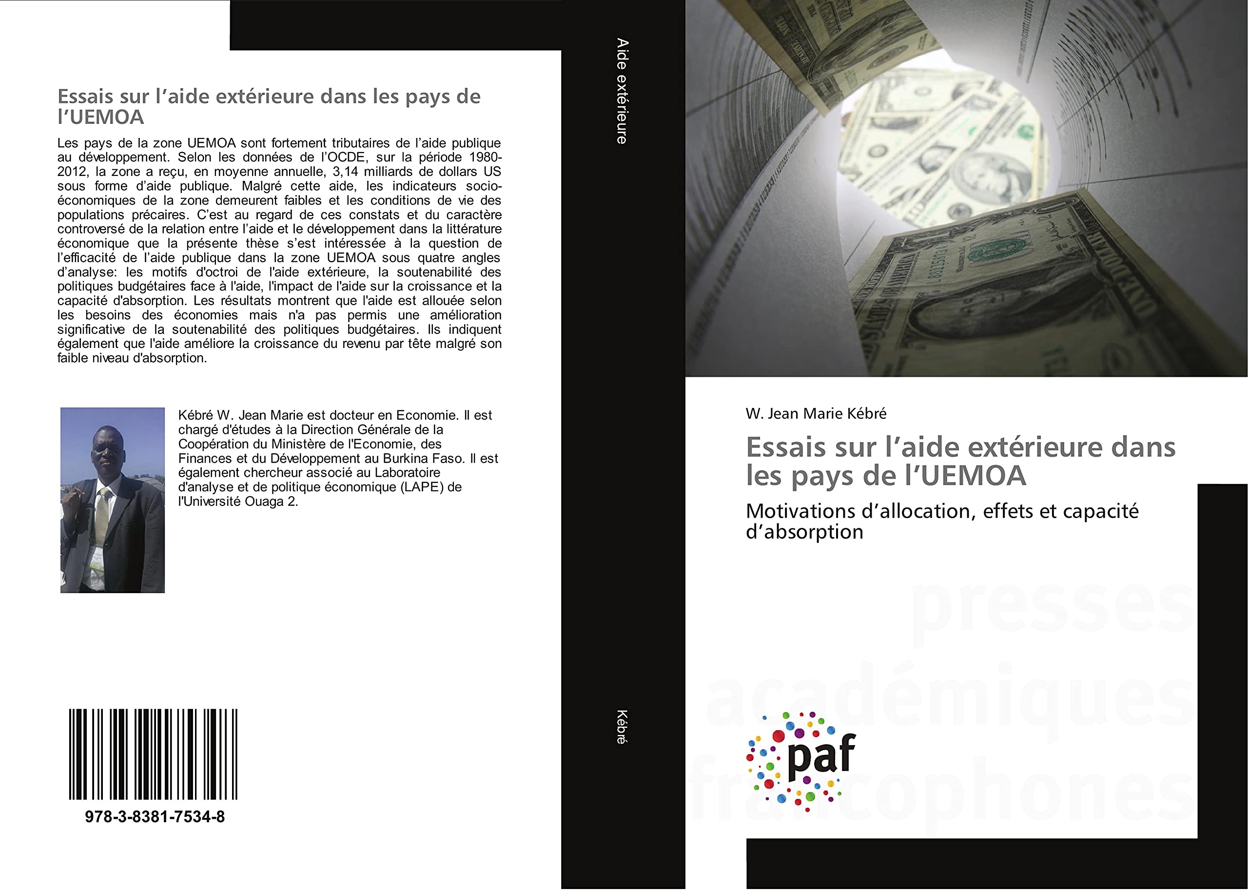 Essais sur l'aide exterieure dans les pays de l'UeMOA: Motivations d'allocation, effets et capacite d'absorption book