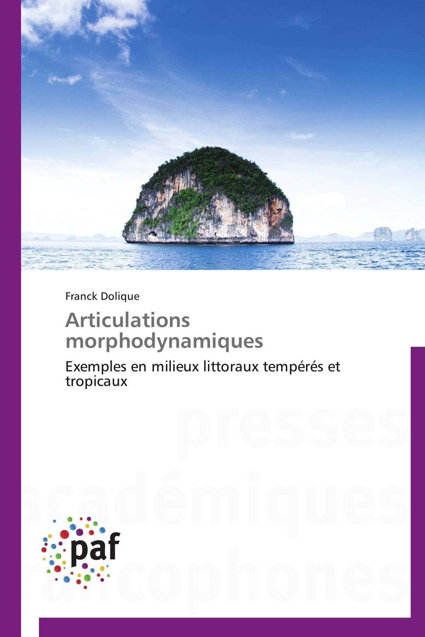 Articulations morphodynamiques: Exemples en milieux littoraux tempérés et tropicaux book