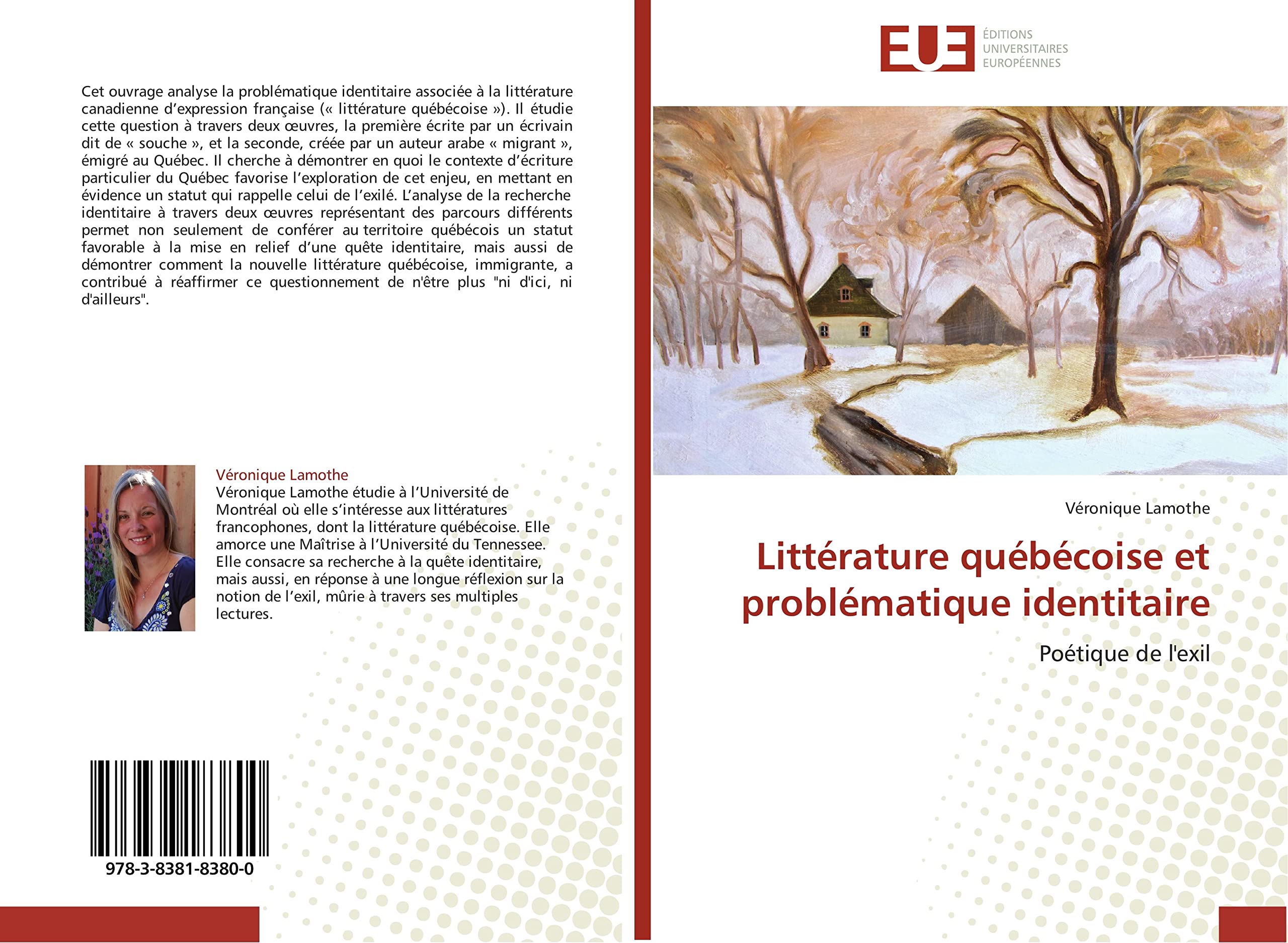 Littérature québécoise et problématique identitaire: Poétique de l'exil book