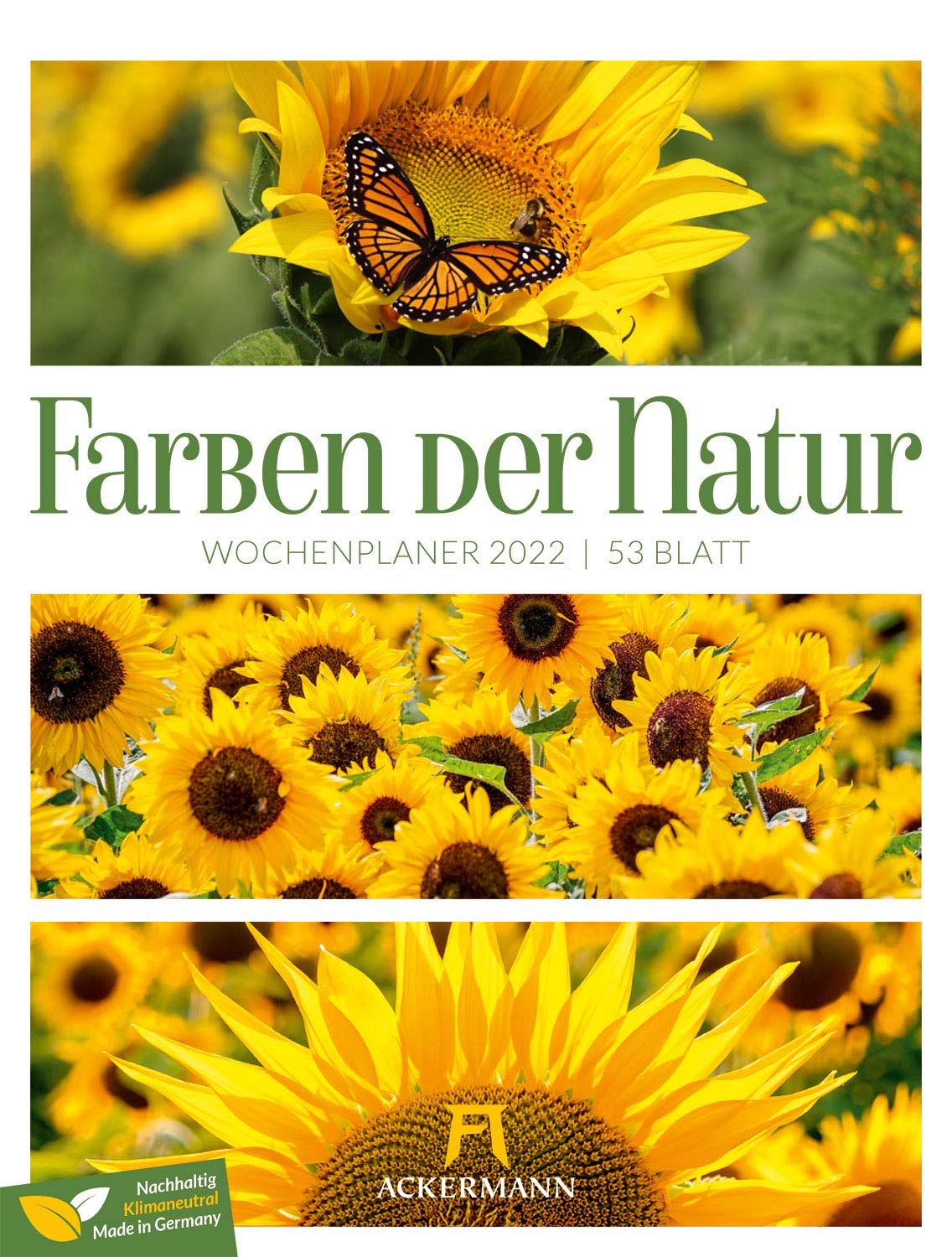 Farben der Natur - Wochenplaner Kalender 2022, Wandkalender im Hochformat (25x33 cm) - Triplet - Wochenkalender mit Rätseln und Sudokus Leisure & Fun