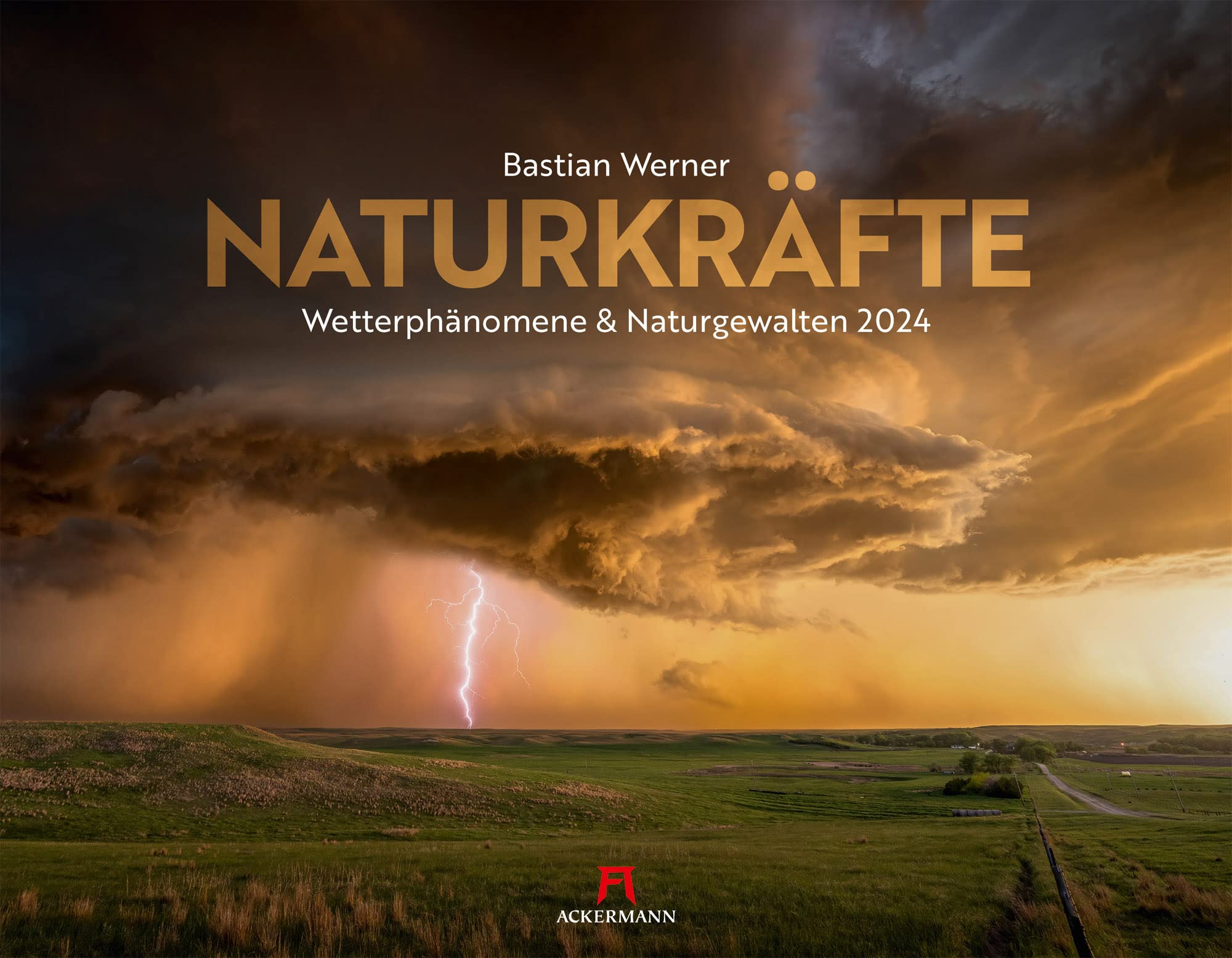 Naturkräfte Kalender 2024, Wandkalender im Querformat (54x42 cm) - Landschaftskalender / Wetterkalender Leisure, Home & Garden