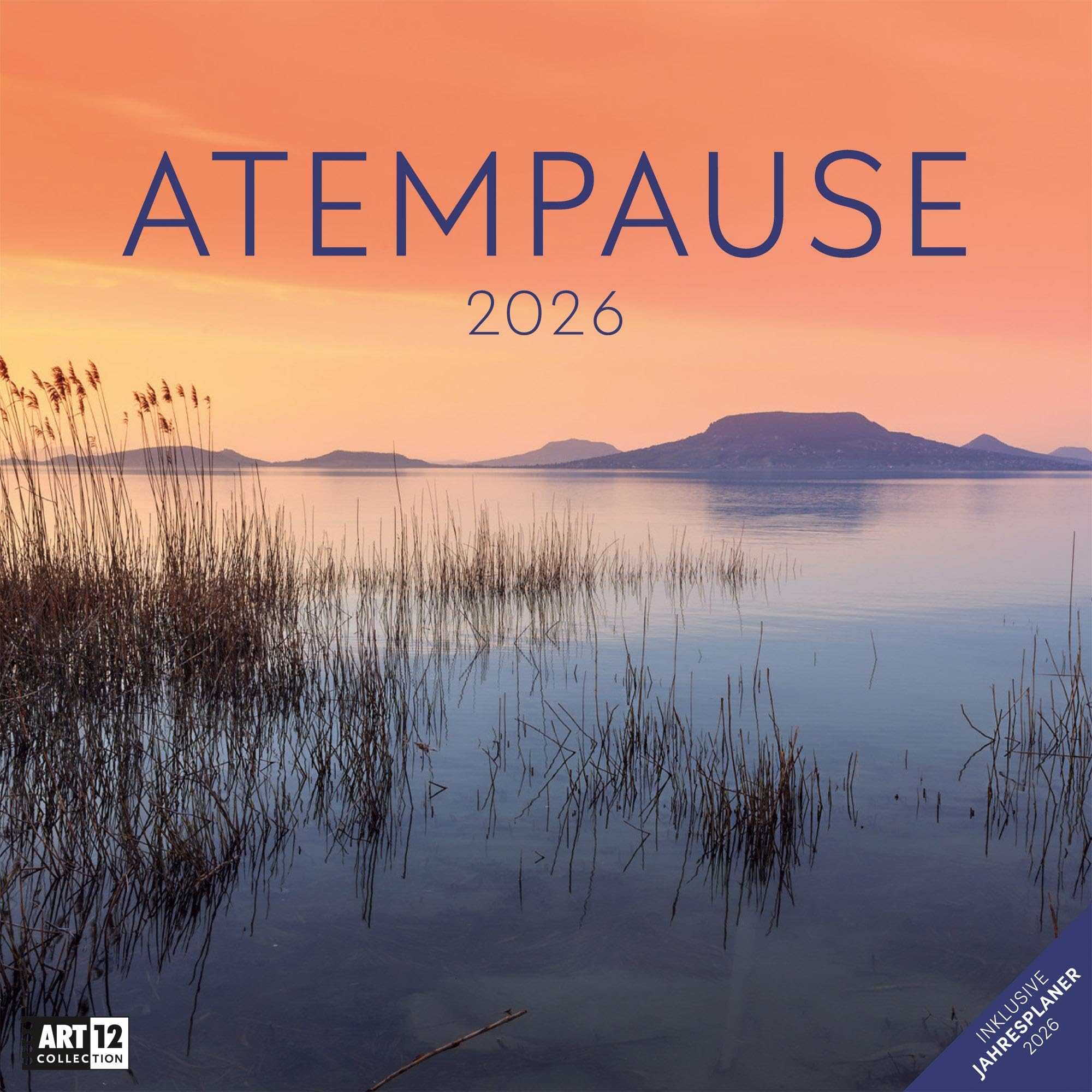 Atempause Broschürenkalender 2026 - 30x30 - Art12 | Stilsicherer Inspirationskalender im schlanken Hochformat (aufgeklappt 30x60 cm) | zum Eintragen Leisure, Home & Garden