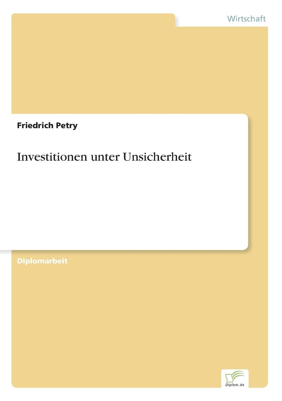 Investitionen unter Unsicherheit Law