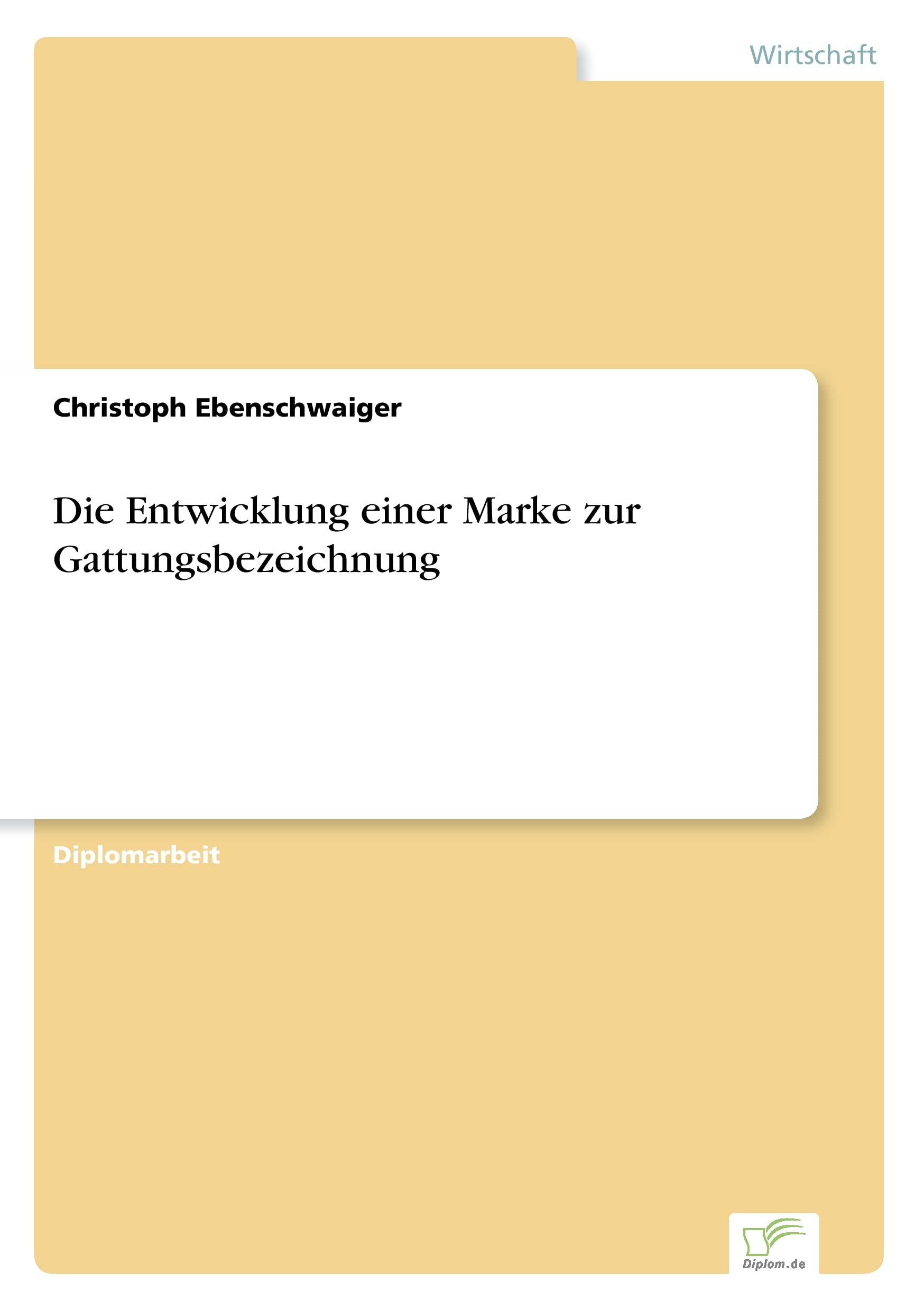 Die Entwicklung einer Marke zur Gattungsbezeichnung Law