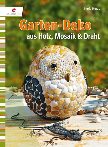 Garten-Deko aus Holz, Mosaik und Draht Hobbies & Crafts