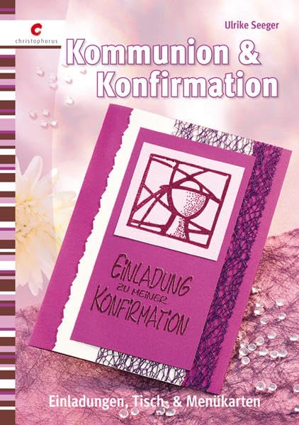 Kommunion & Konfirmation: Einladungen, Tisch- & Menükarten Hobbies & Crafts