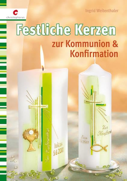 Festliche Kerzen: zur Kommunion & Konfirmation Hobbies & Crafts