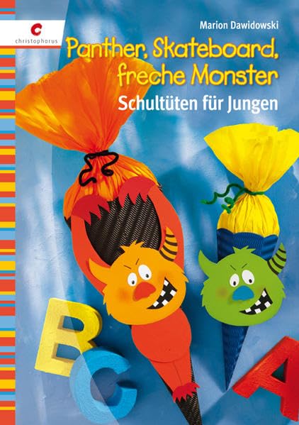 Panther, Skateboard, freche Monster: Schultüten für Jungen Hobbies & Crafts