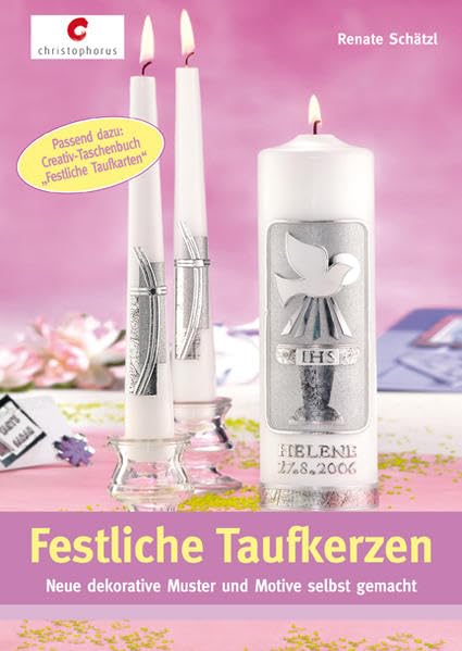 Festliche Taufkerzen: Neue dekorative Muster und Motive selbst gemacht Hobbies & Crafts