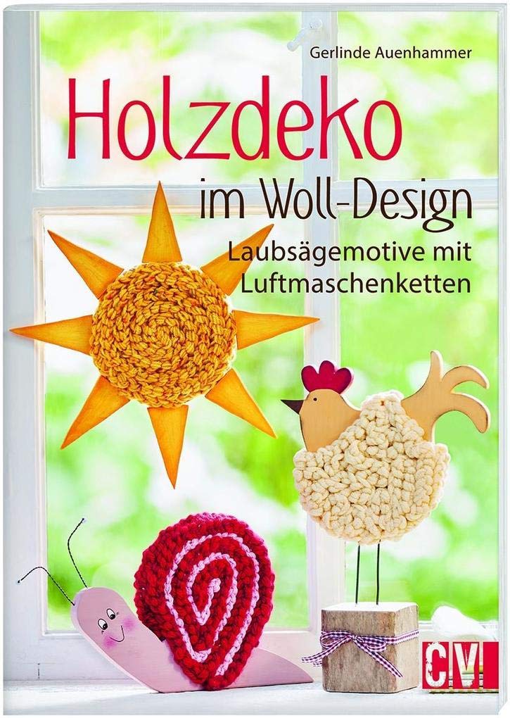Holzdeko im Woll-Design Hobbies & Crafts