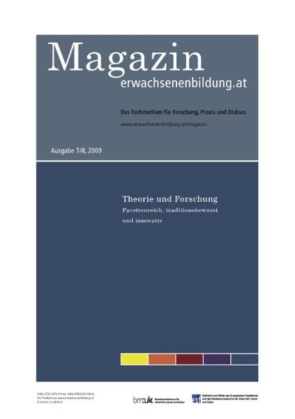 Theorie und Forschung. MAGAZIN erwachsenenbildung.at 7/8, 2009 Learning & Reference