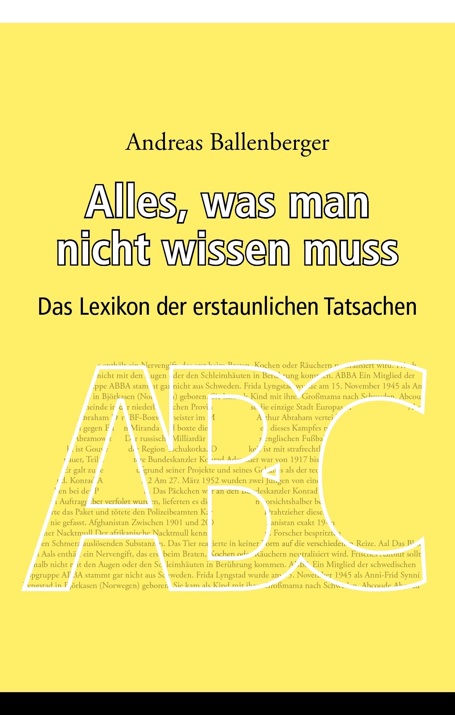 Alles, was man nicht wissen muss Contemporary literature