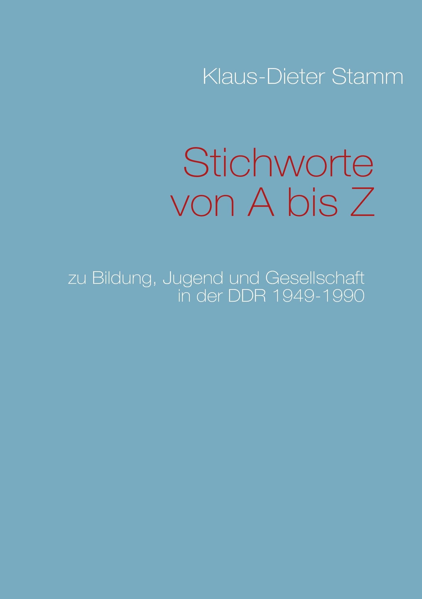 Stichworte von A bis Z book