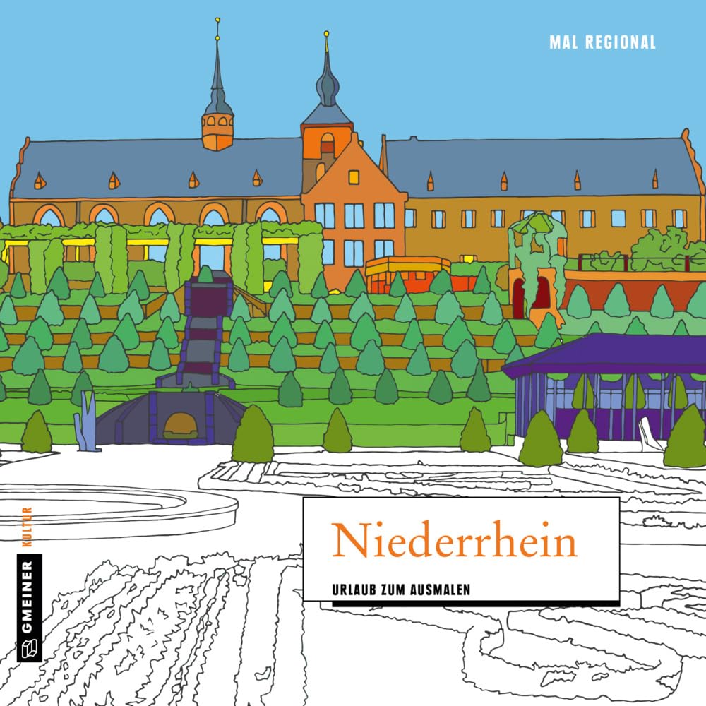 MAL REGIONAL - Niederrhein: Urlaub zum Ausmalen (MALRegional im GMEINER-Verlag) Film, Art & Culture
