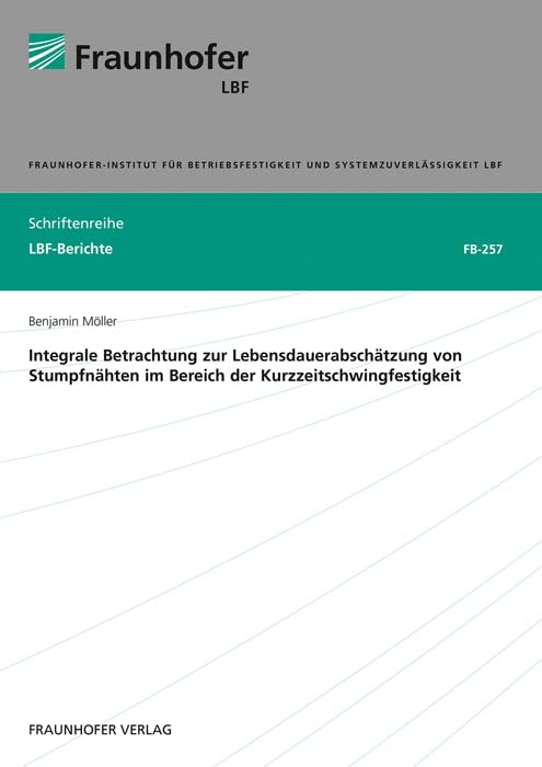 Integrale Betrachtung zur Lebensdauerabschätzung von Stumpfnähten im Bereich der Kurzzeitschwingfestigkeit: Dissertationsschrift (Schriftenreihe LBF-Berichte) Business & Technology