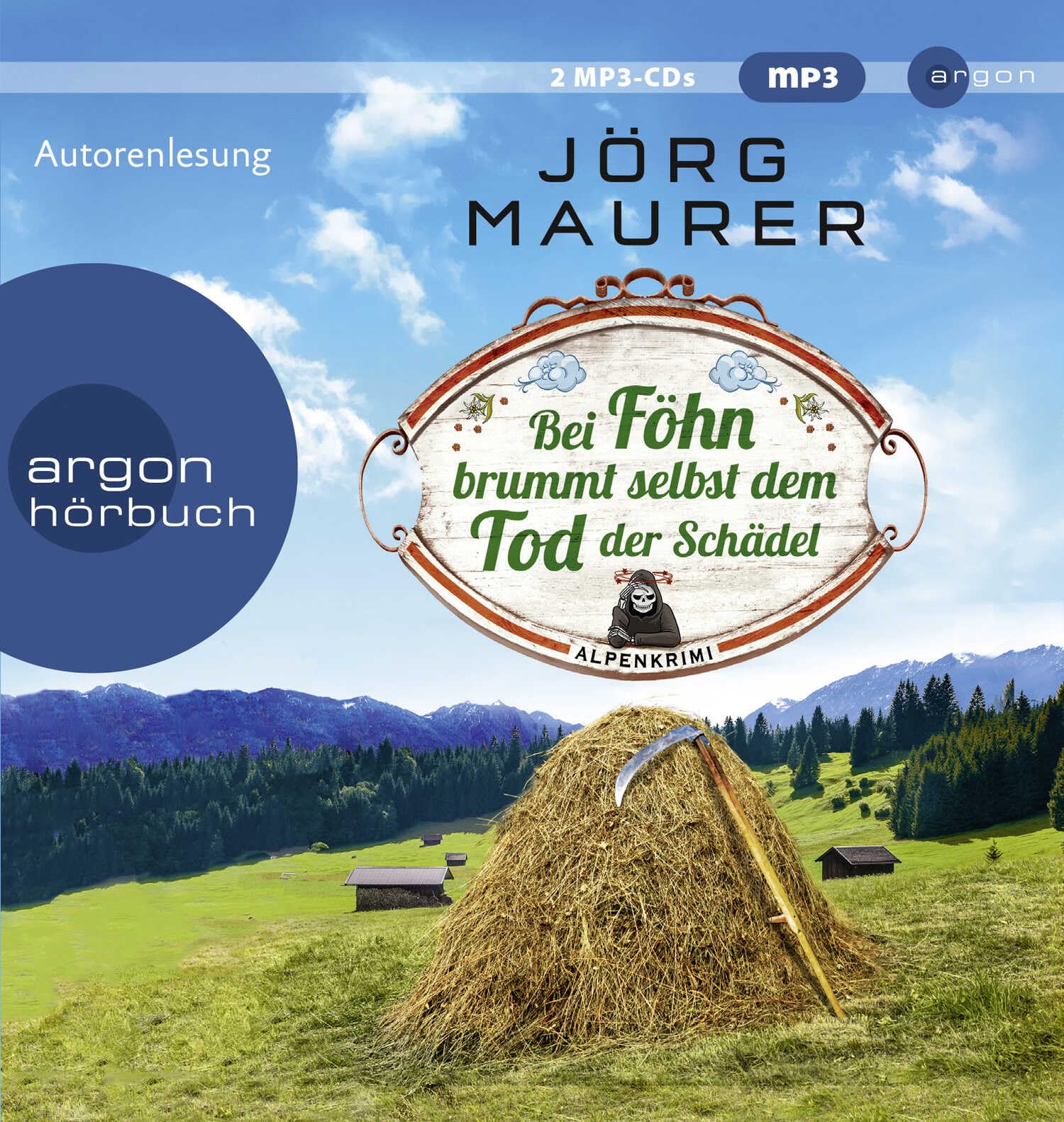 Bei Föhn brummt selbst dem Tod der Schädel Humour & Satire