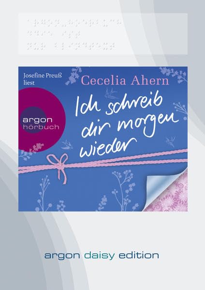 Ich schreib dir morgen wieder (DAISY Edition): Hörbuch (nicht nur) für Sehgeschädigte. DAISY-Hörbuch kann entweder mit einem speziellen Abspielgerät ... werden. MP3 Format, gekürzte Ausgabe, Lesung Contemporary literature