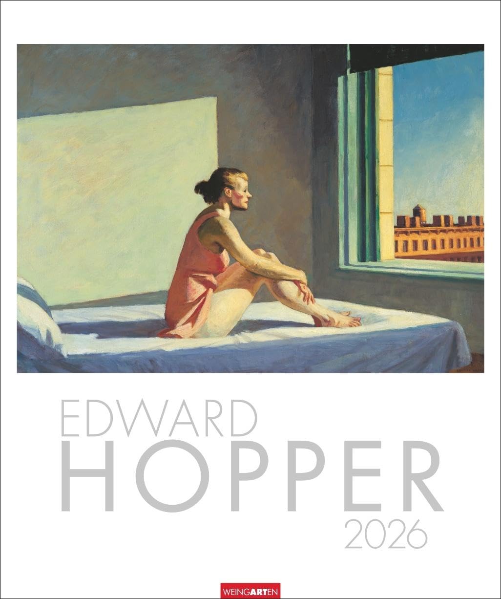 Edward Hopper Kalender 2026: Selten gezeigte Werke und bekannte Ikonen des beliebten amerikanischen Künstlers in einem großen Wandkalender. Kunst-Kalender Großformat 46 x 55 cm Film, Art & Culture